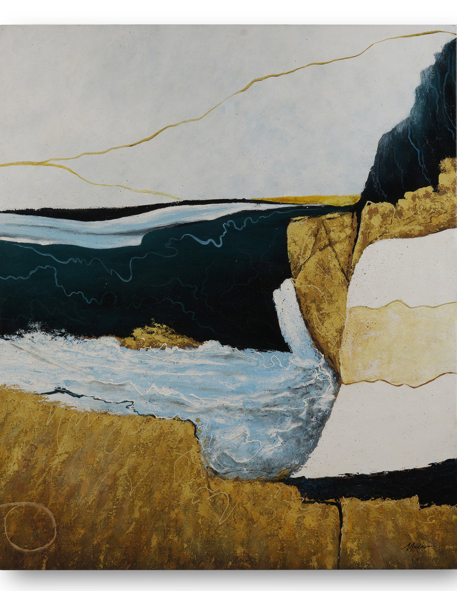 Golden Reverie on Canvas 36 x 48 w/o Frame