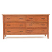 Denver 6 Drawer Dresser - Solid Cherry Wood 88425WC