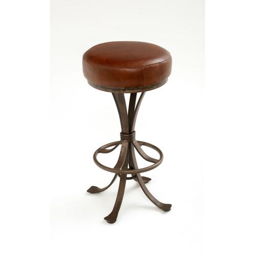 Steel Traditions - Crestone Swivel Barstool With Leather Seat ST1540
