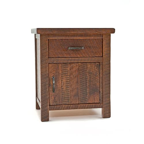 Oak Haven - 1 Door 1 Drawer Nightstand - (hinged Right) 17416R