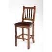 Heritage Bar Stool With Leather Seat 18853
