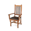 Heritage Arm Chair With Leather Seat 18855