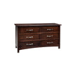 Arlington 6 Drawer Dresser - Rich Tobacco 1ARLI0921RT