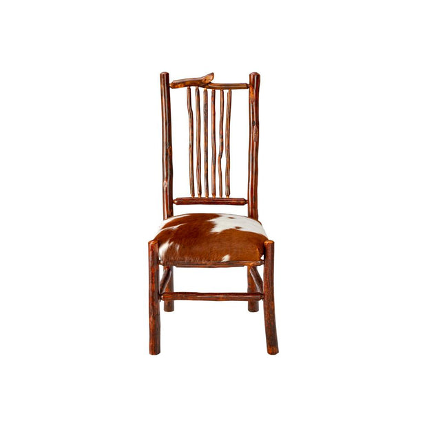 Gallatin Valley Side Chair With Cow Hide Y6750H