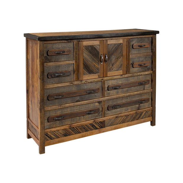 Jackson Hole 8 Drawer 2 Door Mule Chest of Drawers 24030