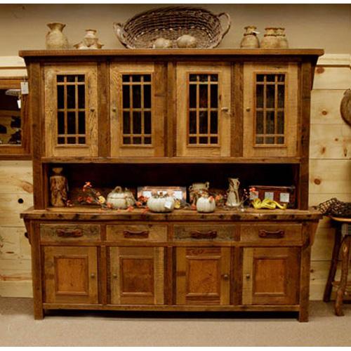 Stony Brooke 4 Door Hutch With Glass Doors 7732