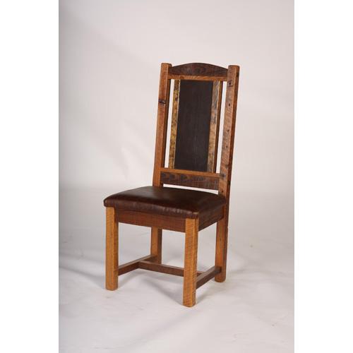 Sequoia Side Chair With Leather Seat 15851