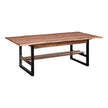 Troubadour Dining Table With Horizontal Free Form Stretcher - (7') 123017