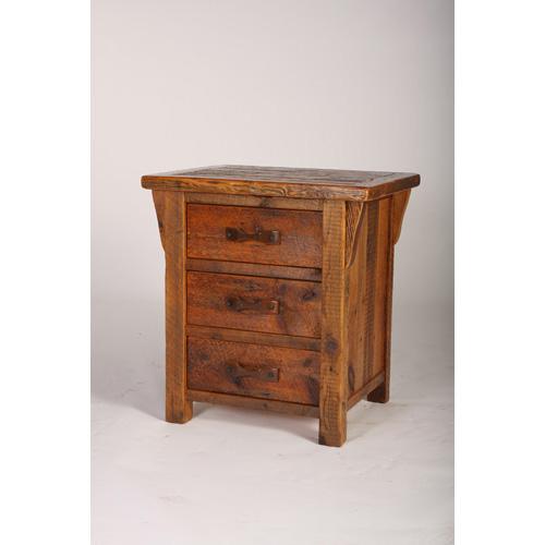Stony Brooke - 24 X 30, 3 Drawer Nightstand With Corbels 7404