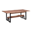 Troubadour Dining Table With Vertical Free Form Stretcher - (8') 123008