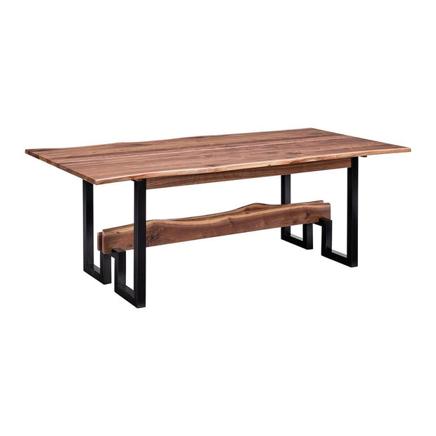 Troubadour Dining Table With Vertical Free Form Stretcher - (7') 123007