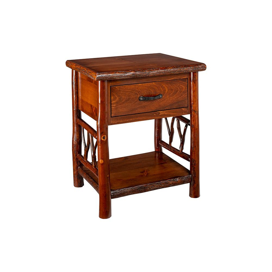 New West Missoula 1 Drawer Nightstand With Shelf NW7401