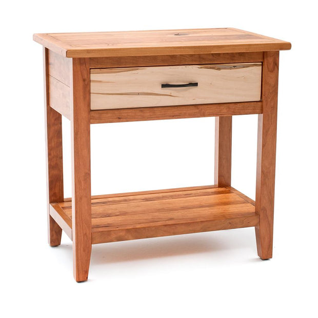 Denver 1 Drawer Nightstand - Maple & Cherry Mix 88415WCM