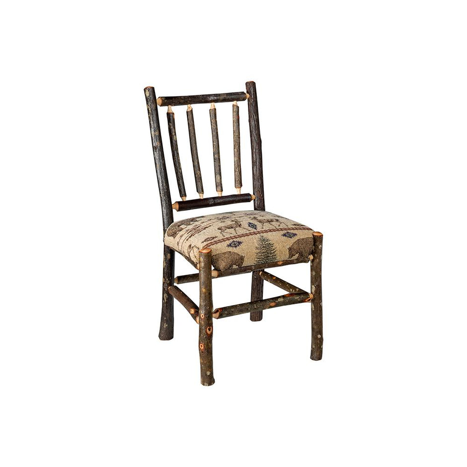 New West Red Lodge Side Chair With Rail Back NW7850SIDEWF