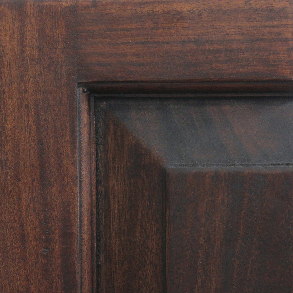 Matt Teak Brown Finish Swatch