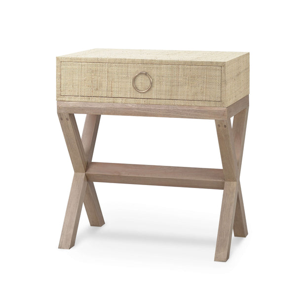 Renoir Raffia Bedside Table