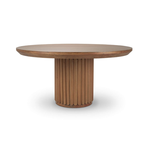 Portobello Round Dining Table - Antique French Oak (*this finish requires bleaching, which often leads to variations in wood color)
