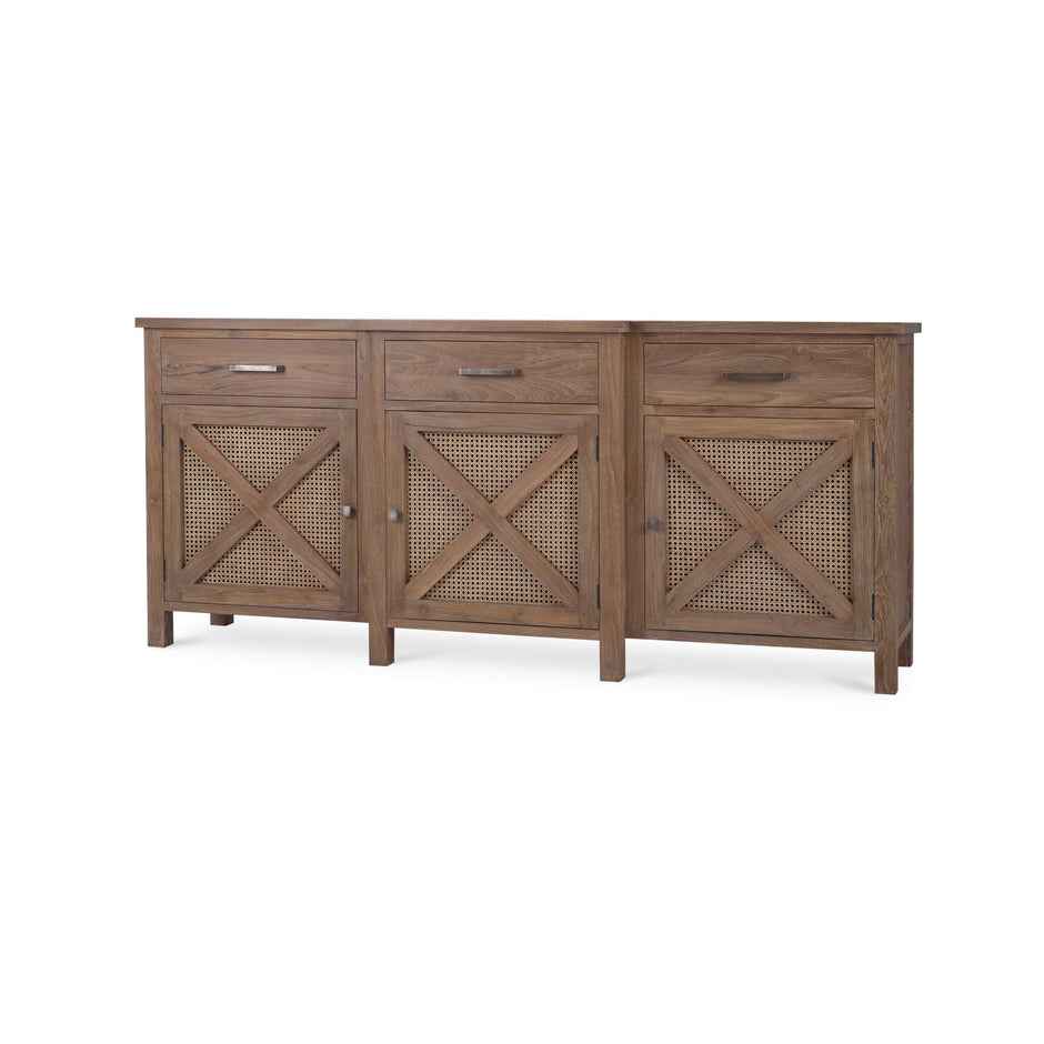 Silvia 3 Door Sideboard - Reclaimed Teak